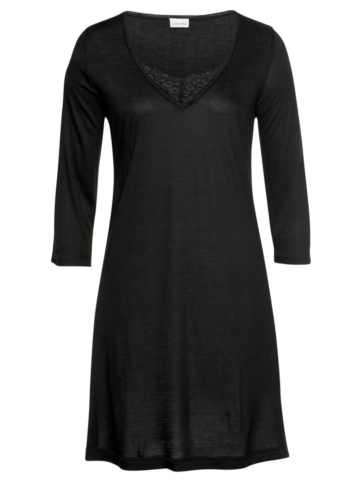 Ночная рубашка LASCANA, черный
Ночная рубашка LASCANA, черный