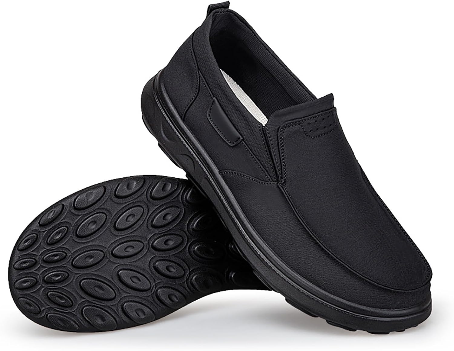 Мужские ортопедические лоферы SIYAKE, повседневные удобные слипоны для ходьбы с поддержкой свода, легкие противоскользящие мокасины, черный
Мужские ортопедические лоферы SIYAKE, повседневные удобные слипоны для ходьбы с поддержкой свода, легкие противоскользящие мокасины, черный