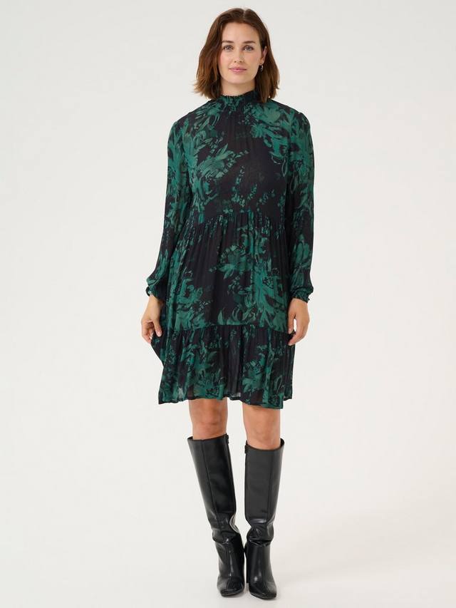 Многоярусное платье rikka amber с цветочным узором длиной до колен KAFFE, цвет Black/Green
Многоярусное платье rikka amber с цветочным узором длиной до колен KAFFE, цвет Black/Green