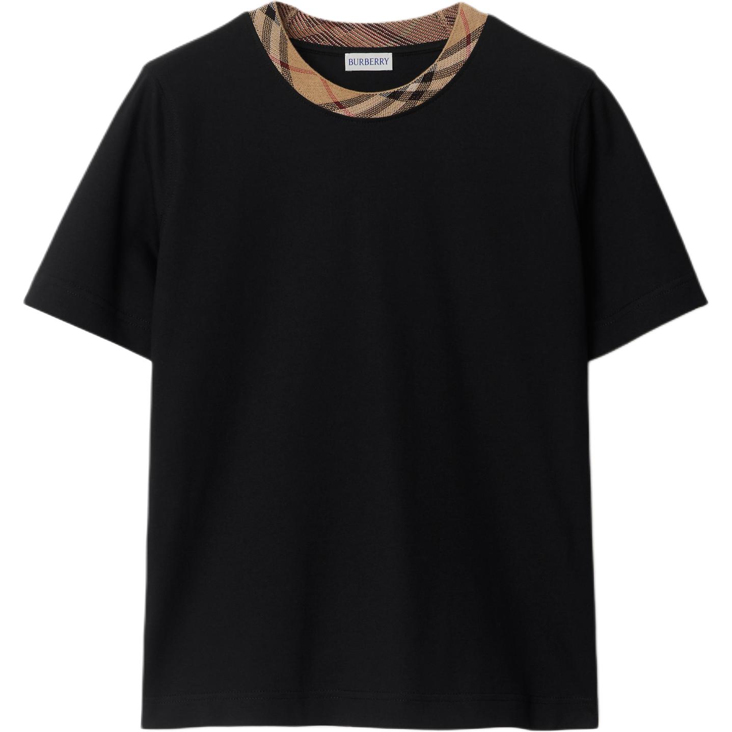 Футболка с отделкой в рубчик Burberry, черный
Футболка с отделкой в рубчик Burberry, черный