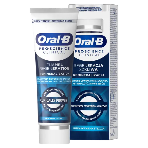 Зубная паста, 75 мл Oral-B Pro-Science clinical intensive clean
Зубная паста, 75 мл Oral-B Pro-Science clinical intensive clean