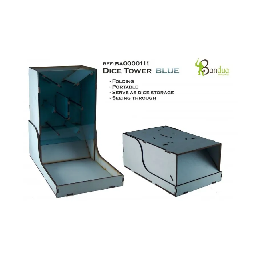 Башня для кубиков - синяя, складная, Gaming Accessories - Assorted (Bandua Wargames)
Башня для кубиков - синяя, складная, Gaming Accessories - Assorted (Bandua Wargames)
