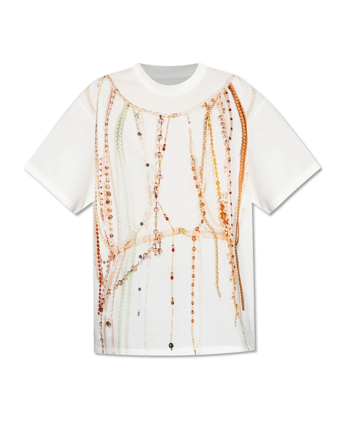 Футболка с принтом Mm6 Maison Margiela, белый
Футболка с принтом Mm6 Maison Margiela, белый