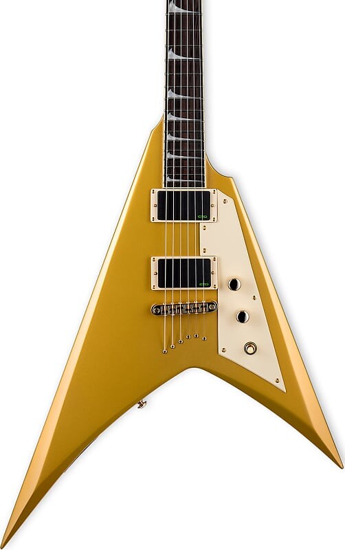 Электрогитара ESP LTD KH-V Kirk Hammett Signature Series Electric Guitar, Metallic Gold w/Case
Электрогитара ESP LTD KH-V Kirk Hammett Signature Series Electric Guitar, Metallic Gold w/Case