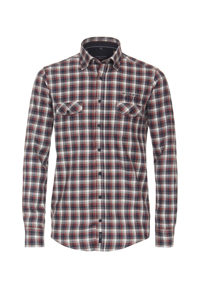 Рубашка фланелевая свободного покроя в клетку Casamoda, коричневый
Рубашка фланелевая свободного покроя в клетку Casamoda, коричневый