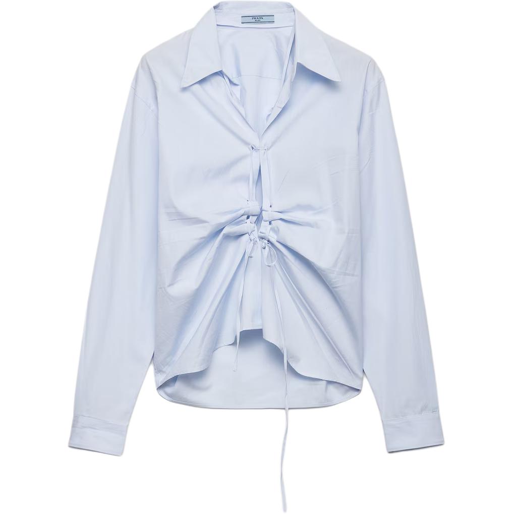 Рубашка на шнуровке PRADA, синий
Рубашка на шнуровке PRADA, синий