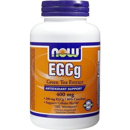 NOW Foods EGCg Экстракт зеленого чая 400 мг 180 капсул
NOW Foods EGCg Экстракт зеленого чая 400 мг 180 капсул