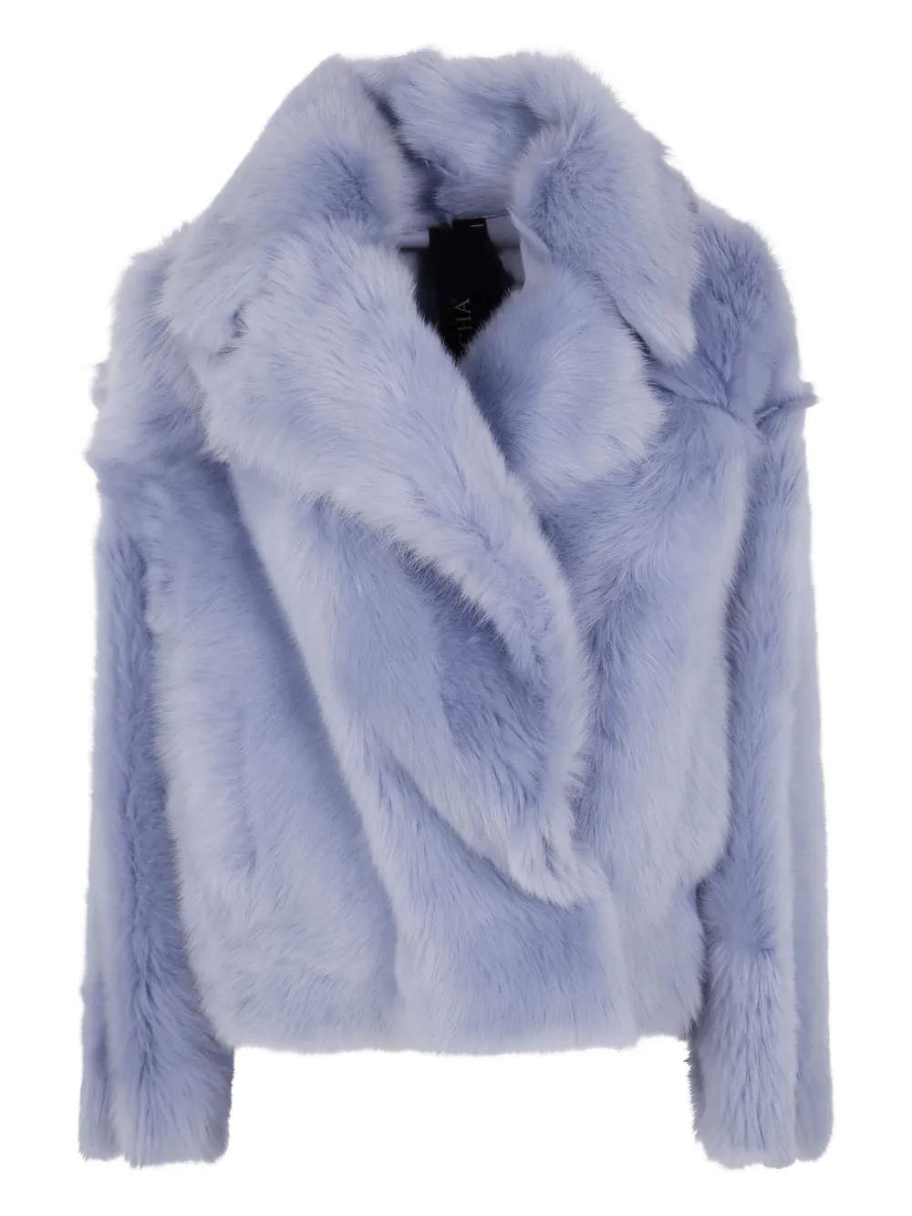 Пиджак с драпированным воротником Blancha, синий 
Пиджак с драпированным воротником Blancha, синий