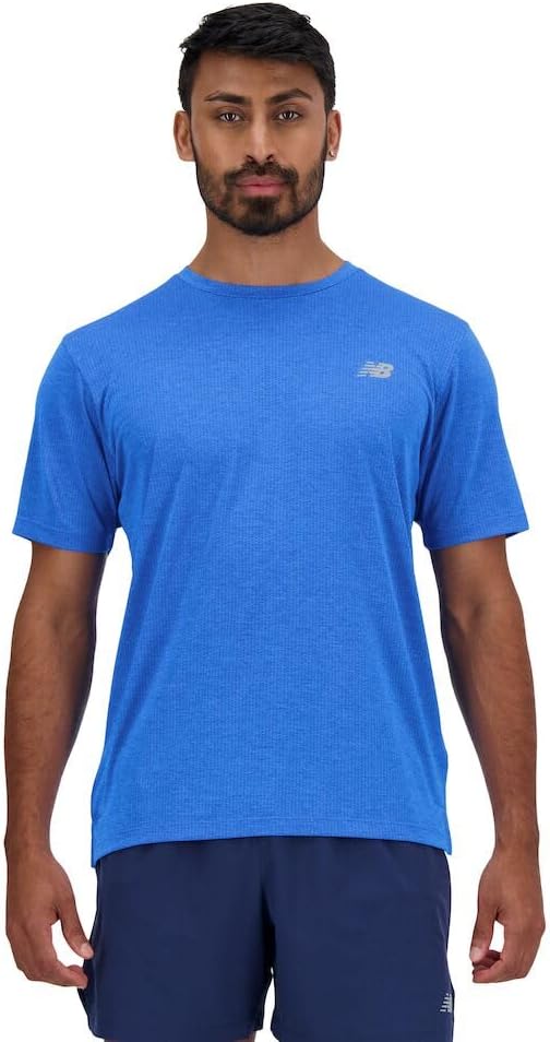 Мужская футболка New Balance Q Speed Fuel с коротким рукавом, Blue Oasis Heather, Синий, Мужская футболка New Balance Q Speed Fuel с коротким рукавом, Blue Oasis Heather
Мужская футболка New Balance Q Speed Fuel с коротким рукавом, Blue Oasis Heather, Синий, Мужская футболка New Balance Q Speed Fuel с коротким рукавом, Blue Oasis Heather