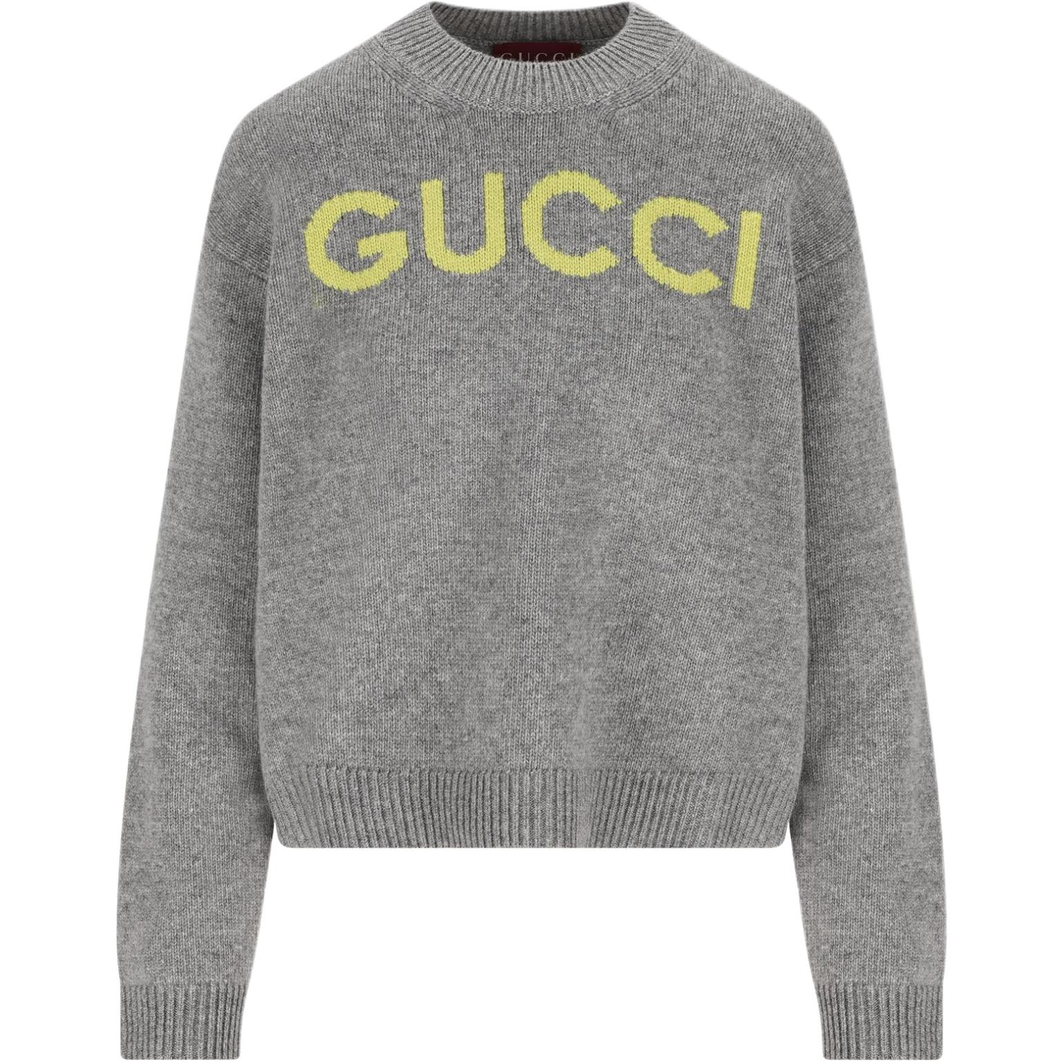 Верх из шерсти с интарсией GUCCI, серый
Верх из шерсти с интарсией GUCCI, серый