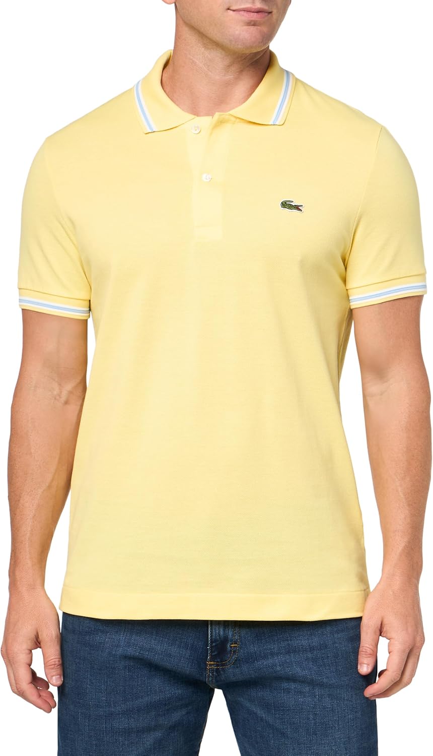 Lacoste мужская сезонная короткая рукавка обычного кроя поло с контрастным воротником, Yellow, Желтый, Lacoste мужская сезонная короткая рукавка обычного кроя поло с контрастным воротником, Yellow
Lacoste мужская сезонная короткая рукавка обычного кроя поло с контрастным воротником, Yellow, Желтый, Lacoste мужская сезонная короткая рукавка обычного кроя поло с контрастным воротником, Yellow