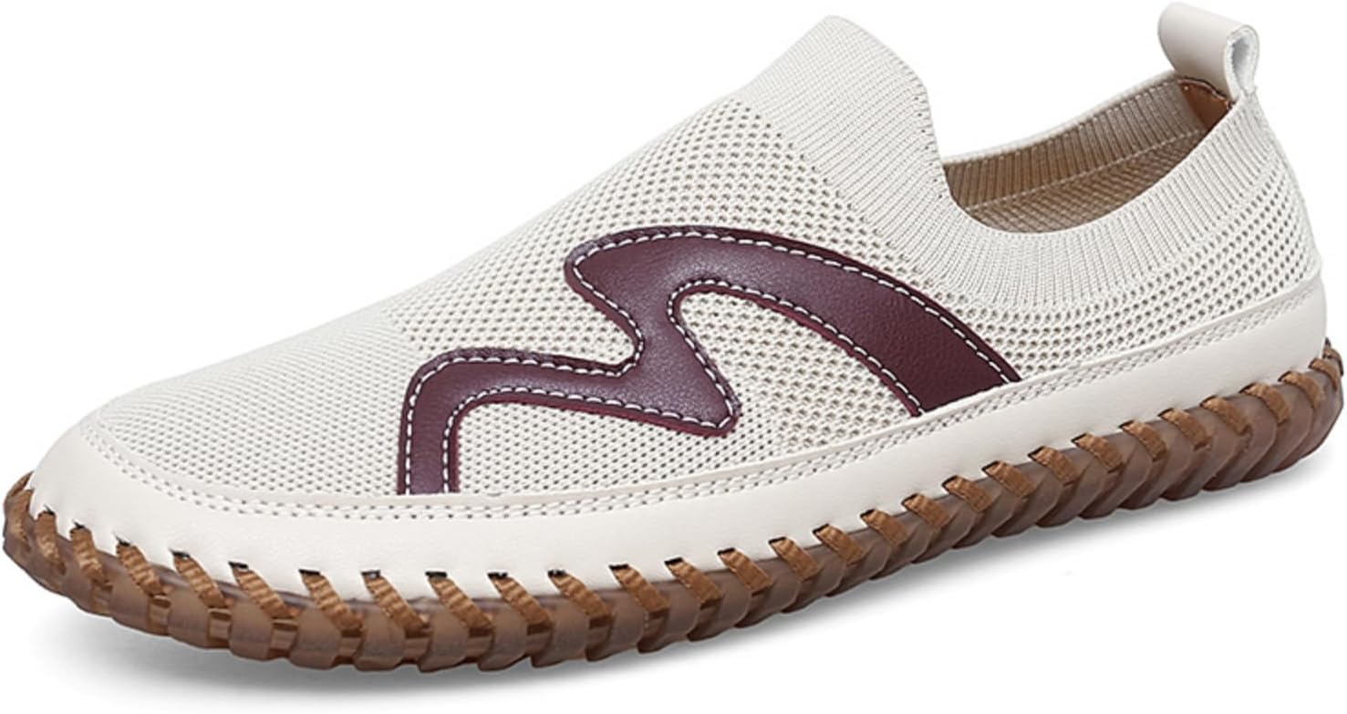 Мужские дышащие повседневные слипоны из вязаной сетки с противоскользящей резиновой подошвой, текстурой плетения и бордовыми кожаными вставками для ежедневного комфорта Kelibasi
Мужские дышащие повседневные слипоны из вязаной сетки с противоскользящей резиновой подошвой, текстурой плетения и бордовыми кожаными вставками для ежедневного комфорта Kelibasi