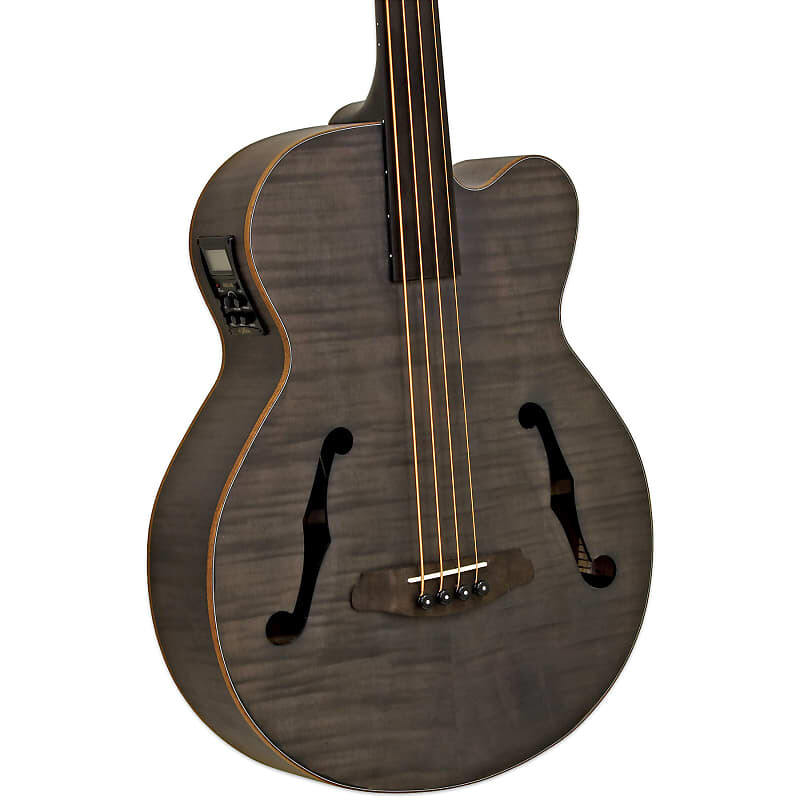 Басс гитара Aria FEB-F2/FL Full Scale Fretless Acoustic Electric Bass Stained Black w/ Gig Bag
Басс гитара Aria FEB-F2/FL Full Scale Fretless Acoustic Electric Bass Stained Black w/ Gig Bag