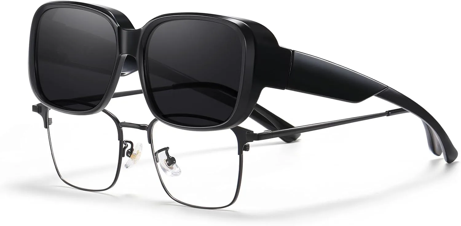 Поляризованные солнцезащитные очки HAOLOTA для мужчин и женщин, дизайнерские очки для вождения, легкие, с защитой UV400, B02 Size Black/Grey-fitover Style
Поляризованные солнцезащитные очки HAOLOTA для мужчин и женщин, дизайнерские очки для вождения, легкие, с защитой UV400, B02 Size Black/Grey-fitover Style