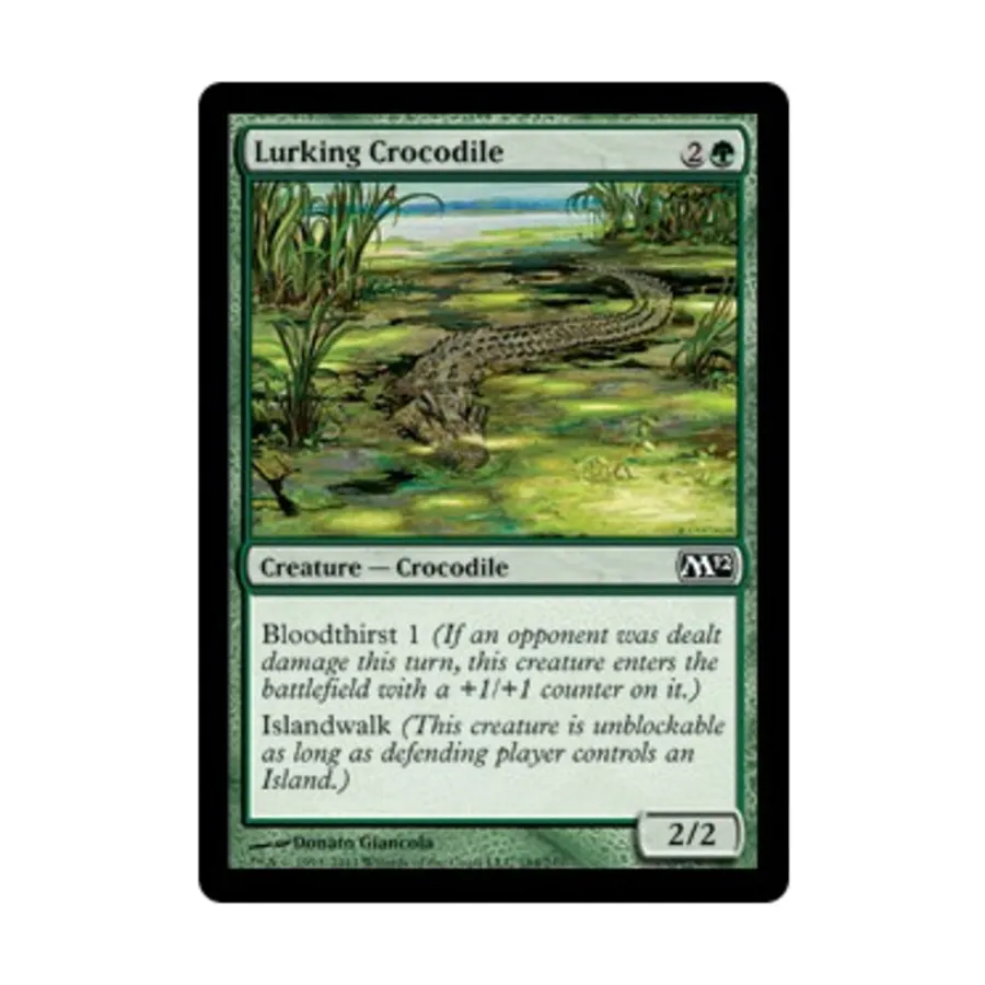 CCG Затаившийся крокодил (клавиша C), MTG - Magic 2012
CCG Затаившийся крокодил (клавиша C), MTG - Magic 2012