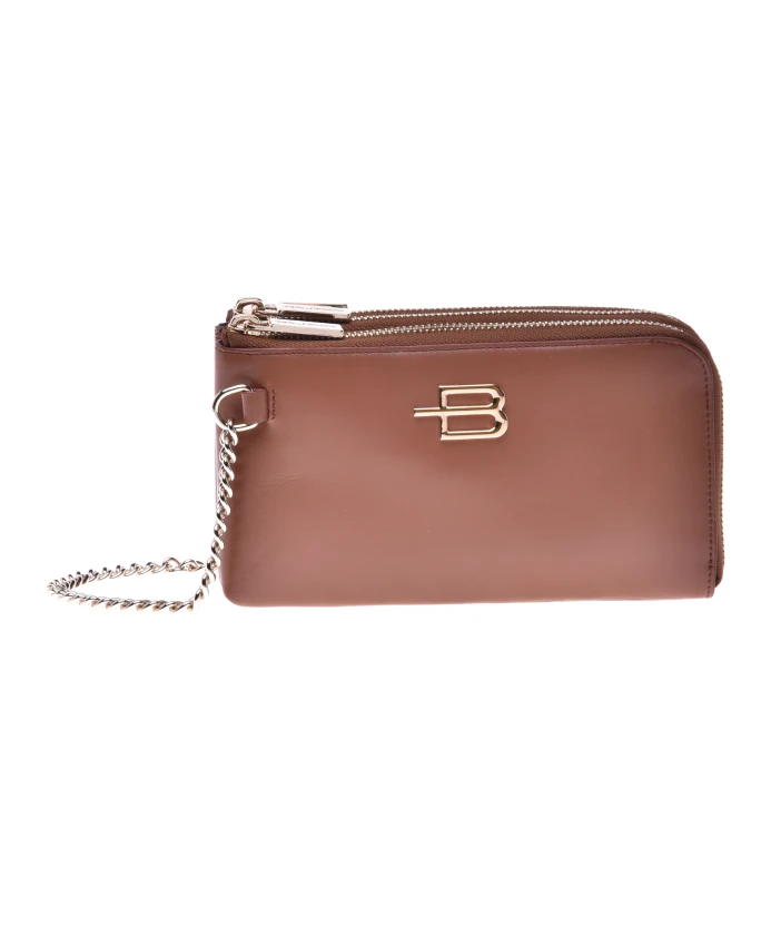 Кошелек из телячьей кожи светло коричневого цвета Baldinini, розовый
Кошелек из телячьей кожи светло коричневого цвета Baldinini, розовый