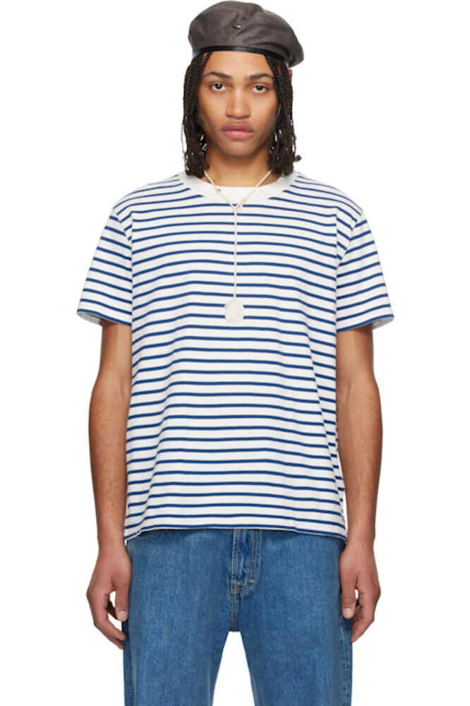 Футболка Bliss белого и синего цвета OUR LEGACY
Футболка Bliss белого и синего цвета OUR LEGACY