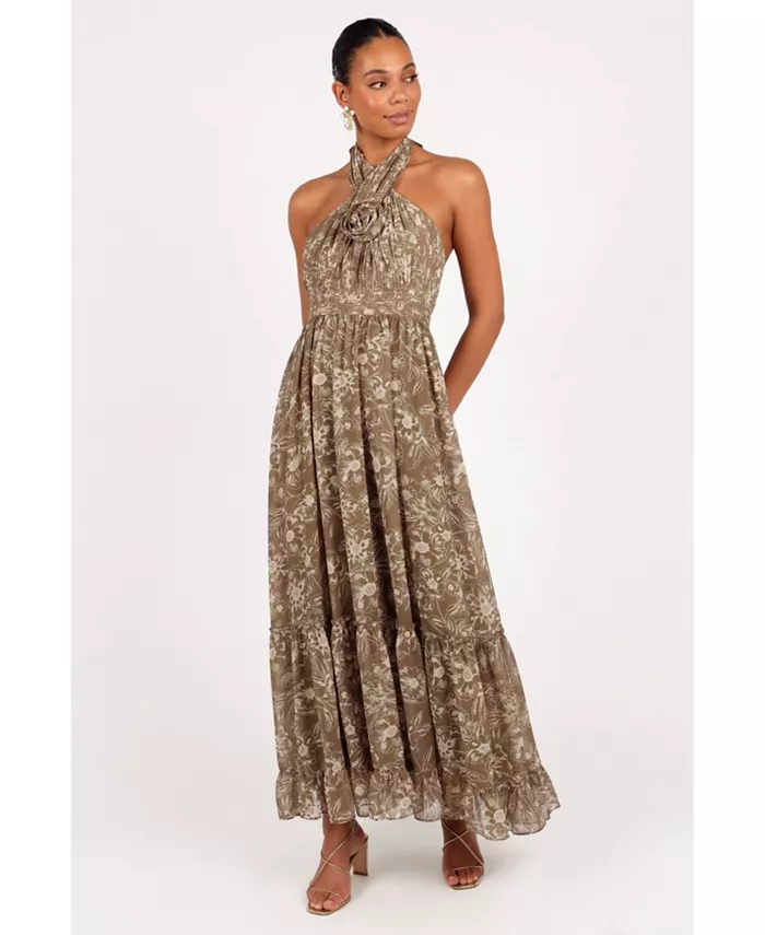 Женское платье макси Lennon с вырезом-халтер Petal and Pup, зеленый
Женское платье макси Lennon с вырезом-халтер Petal and Pup, зеленый