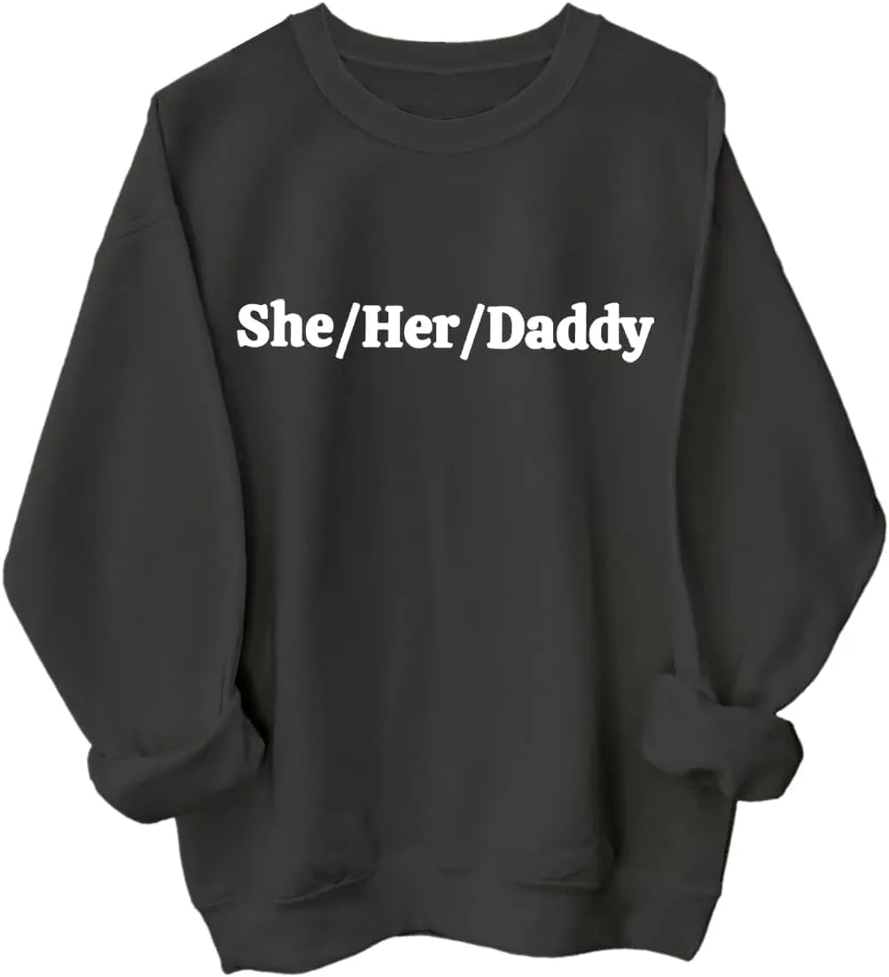Толстовка She Her Daddy с длинным рукавом
Толстовка She Her Daddy с длинным рукавом