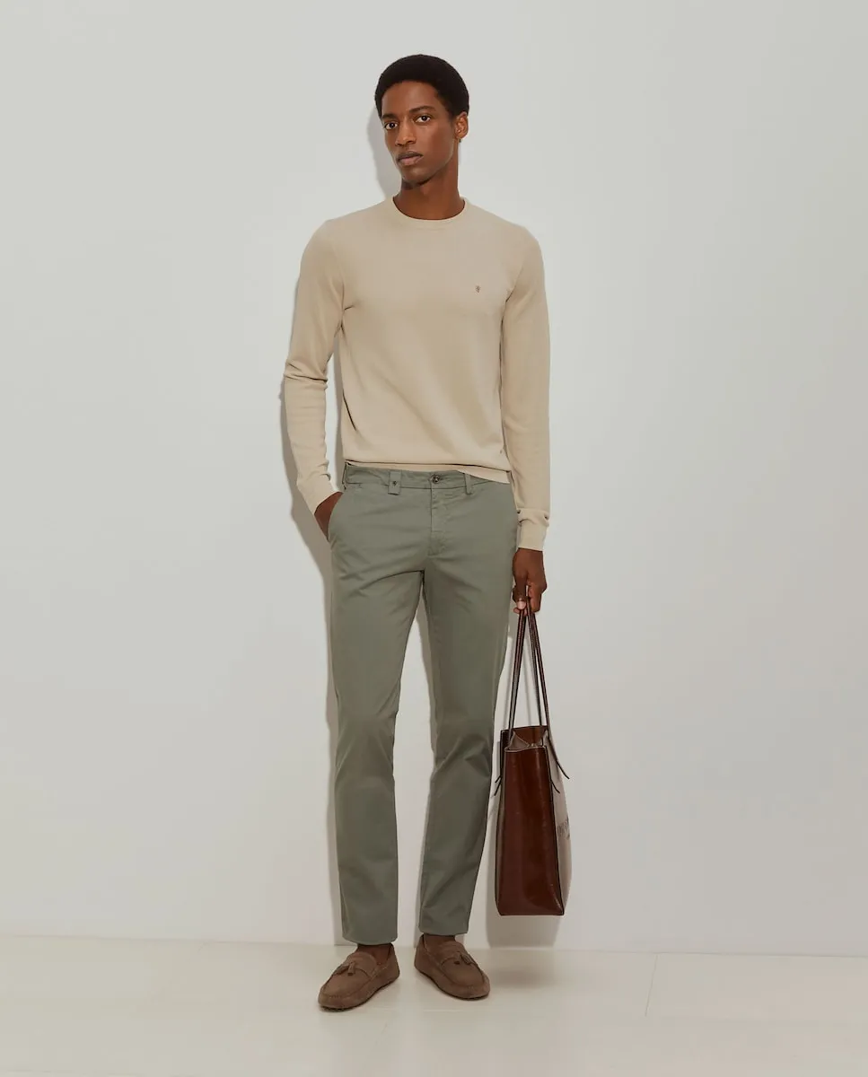 Мужские классические брюки чинос приталенные однотонные Lion Of Porches, зеленый
Мужские классические брюки чинос приталенные однотонные Lion Of Porches, зеленый