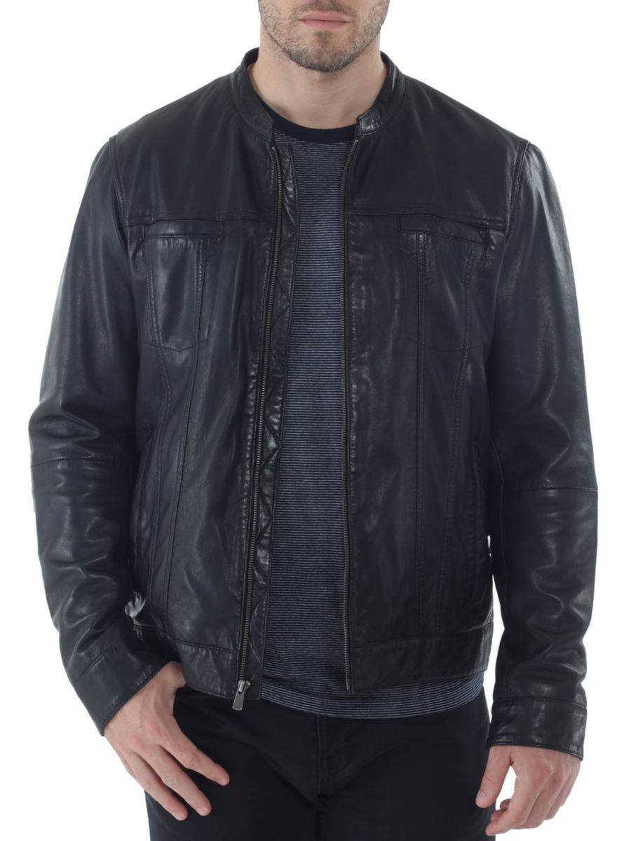 Кожаная байкерская куртка классического кроя Missani Le Collezioni, черный
Кожаная байкерская куртка классического кроя Missani Le Collezioni, черный