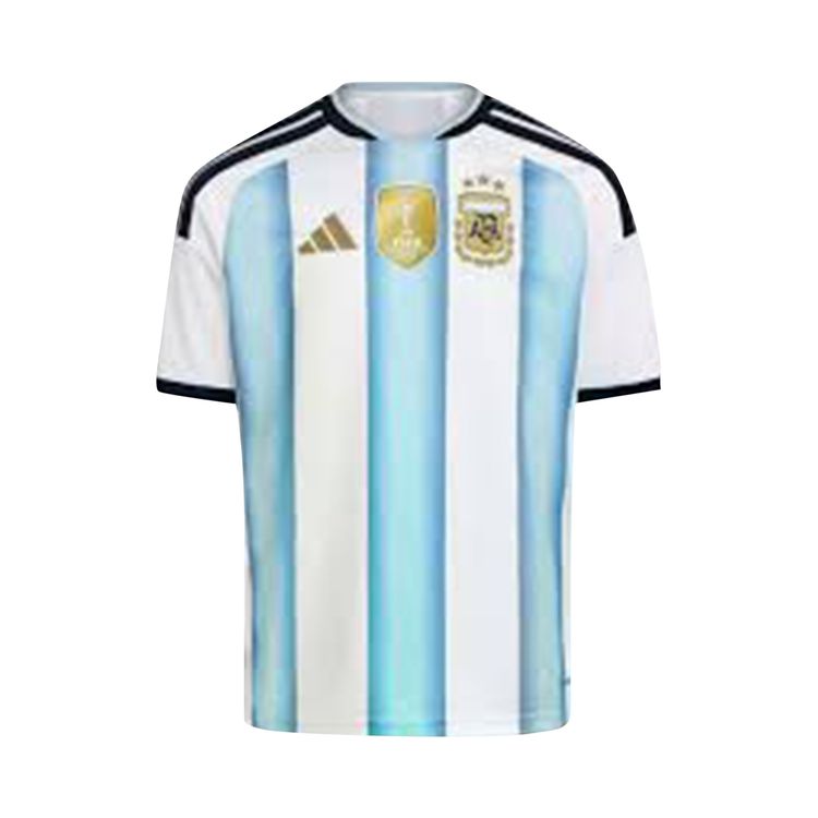 Домашняя футболка сборной Аргентины Adidas №26, цвет белый/голубой/светло-голубой
Домашняя футболка сборной Аргентины Adidas №26, цвет белый/голубой/светло-голубой