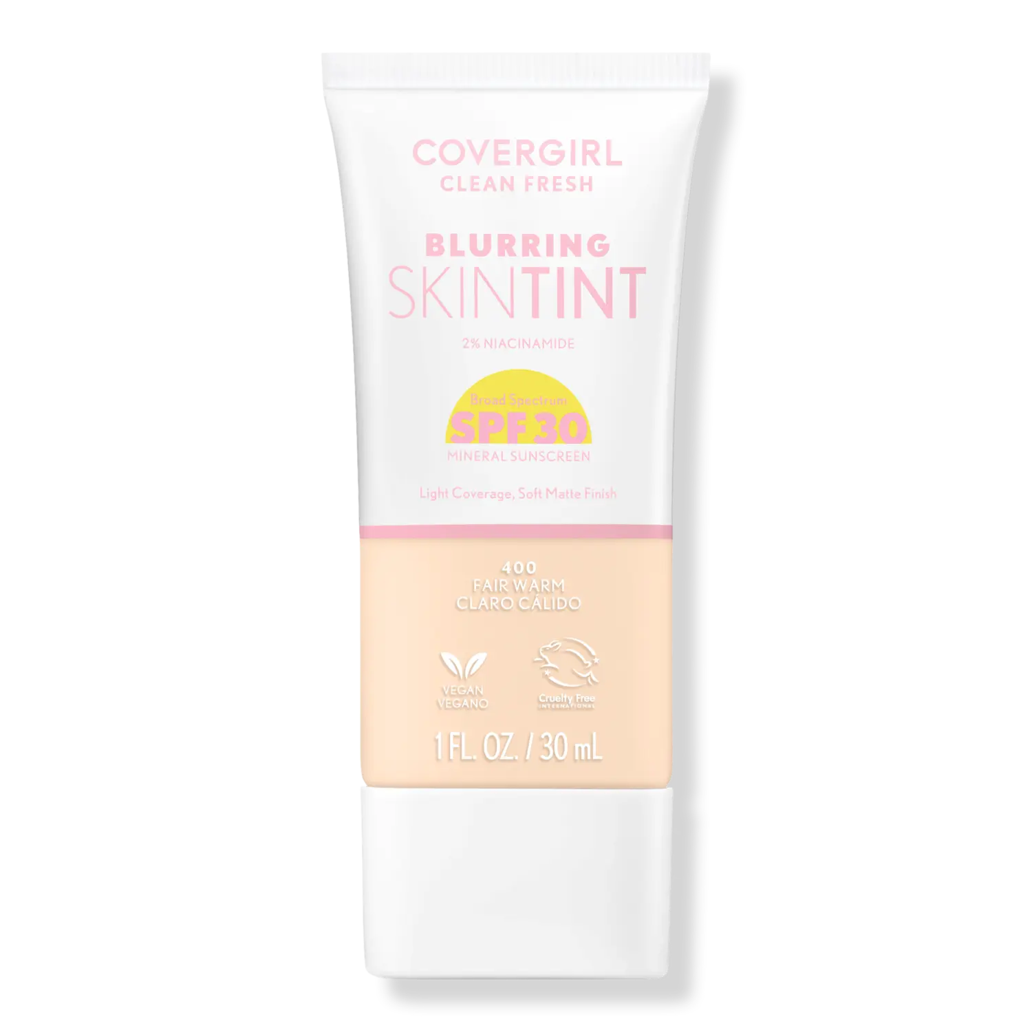 Освежающий тонирующий крем для лица Clean Fresh Blurring Skin Tint SPF 30 CoverGirl, Fair Warm
Освежающий тонирующий крем для лица Clean Fresh Blurring Skin Tint SPF 30 CoverGirl, Fair Warm
