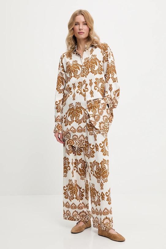 Рубашка и брюки Answear.Lab, коричневый
Рубашка и брюки Answear.Lab, коричневый