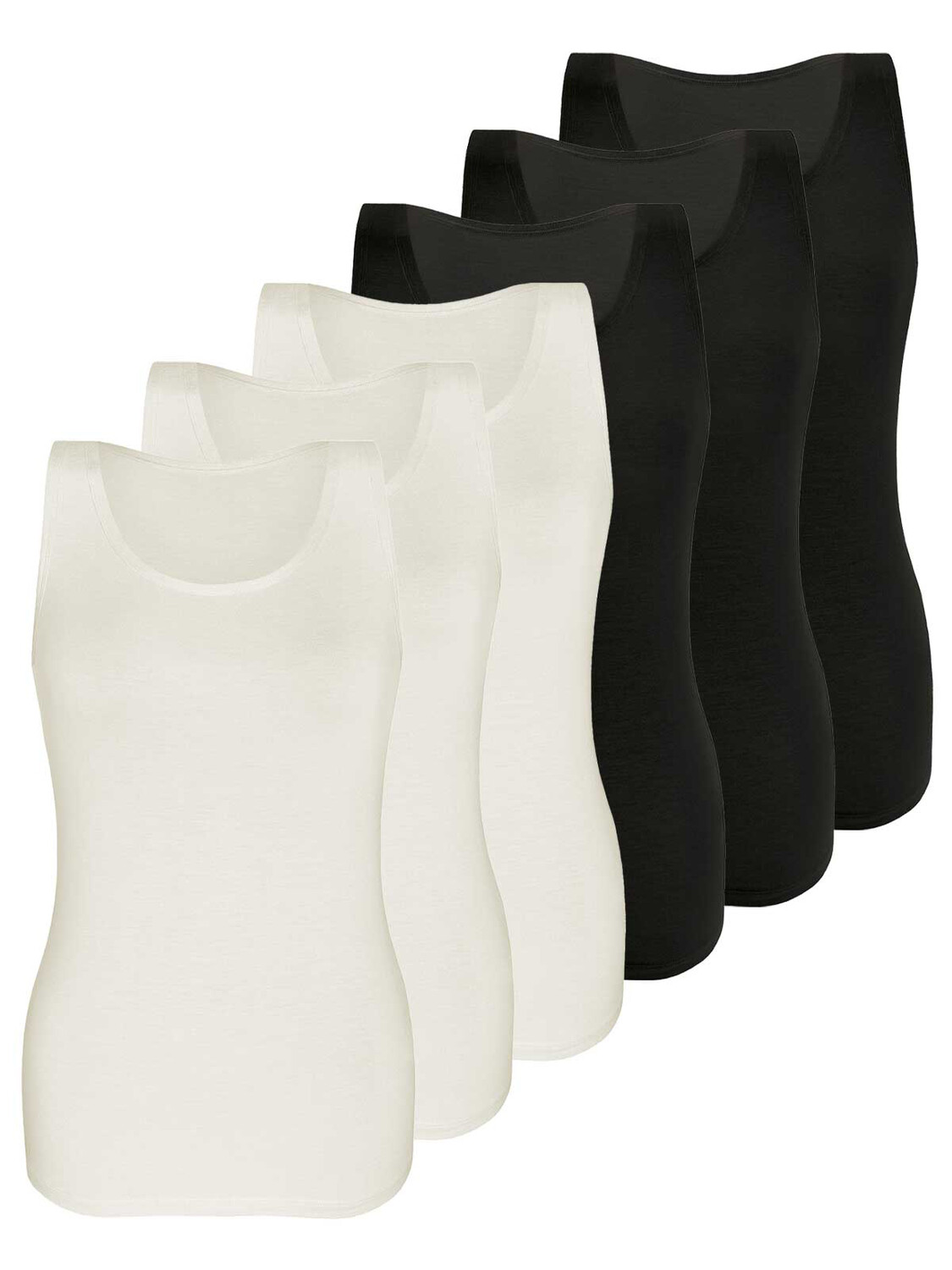 Майка Sassa 6er Sparpack Top, цвет black ivory
Майка Sassa 6er Sparpack Top, цвет black ivory