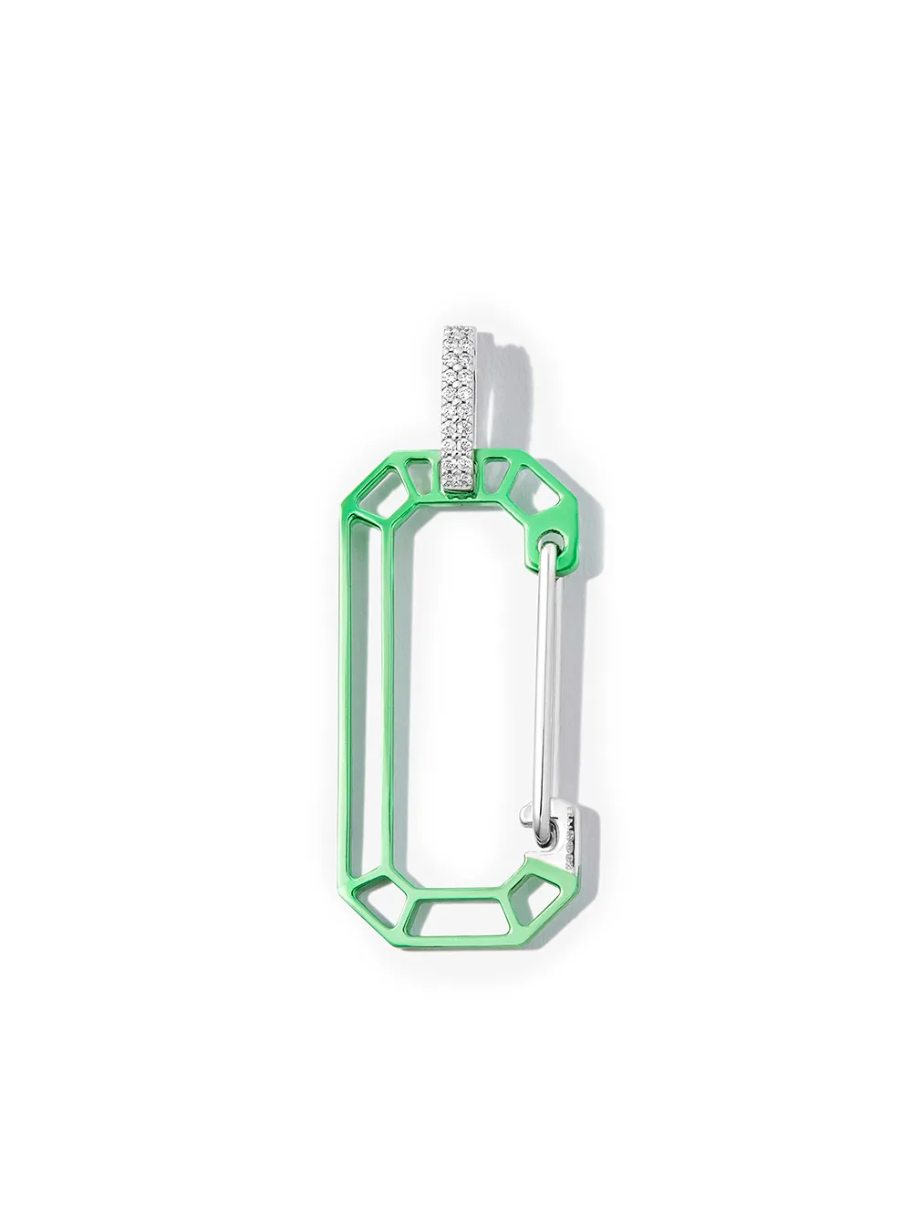 Серьга-кольцо Chiara из белого золота с бриллиантами EÉRA, серебяный
Серьга-кольцо Chiara из белого золота с бриллиантами EÉRA, серебяный