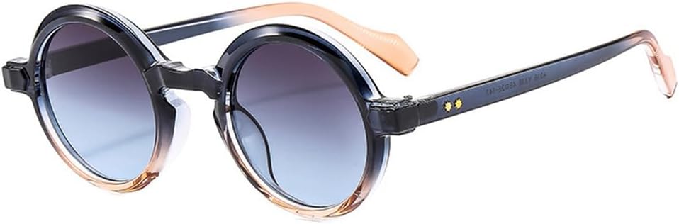 Солнцезащитные очки UV400 для мужчин и женщин | Круглые, в стиле панк, с двойным градиентом | Для вождения и занятий спортом на открытом воздухе generic, Blue Tea Gray Blue
Солнцезащитные очки UV400 для мужчин и женщин | Круглые, в стиле панк, с двойным градиентом | Для вождения и занятий спортом на открытом воздухе generic, Blue Tea Gray Blue