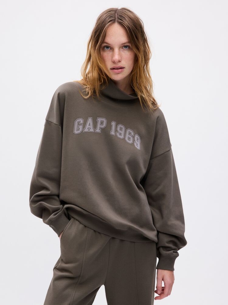 Толстовка с воротником-водолазкой Gap, коричневый
Толстовка с воротником-водолазкой Gap, коричневый