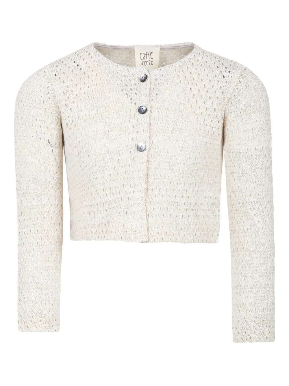 Кардиган с люрексом Caffe' D'orzo, белый
Кардиган с люрексом Caffe' D'orzo, белый