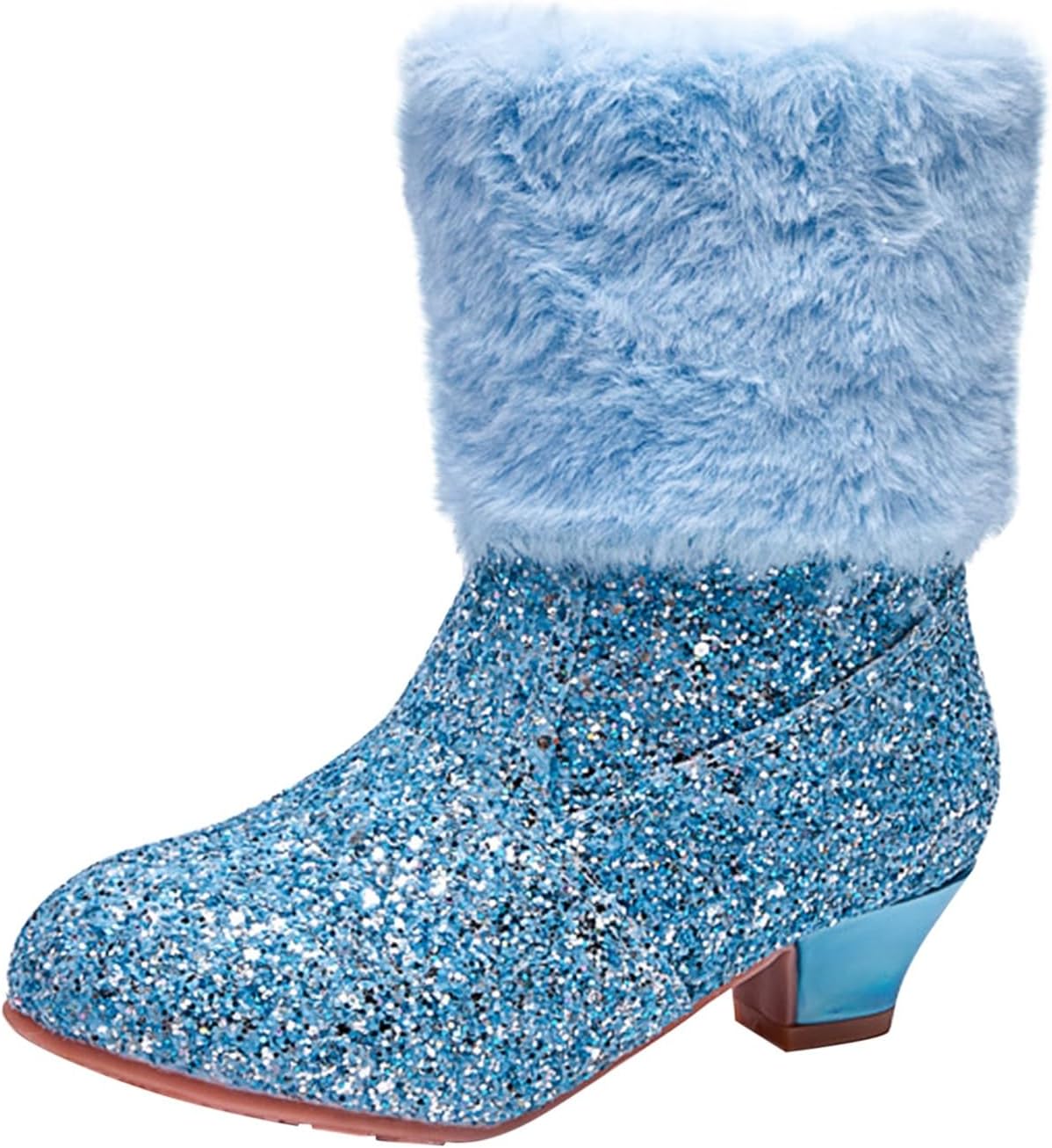 Детские блестящие ботильоны на щиколотку с меховой подкладкой, боковой молнией, пайетками, низким каблуком, теплые осенне-зимние модные туфли Generic, Blue
Детские блестящие ботильоны на щиколотку с меховой подкладкой, боковой молнией, пайетками, низким каблуком, теплые осенне-зимние модные туфли Generic, Blue