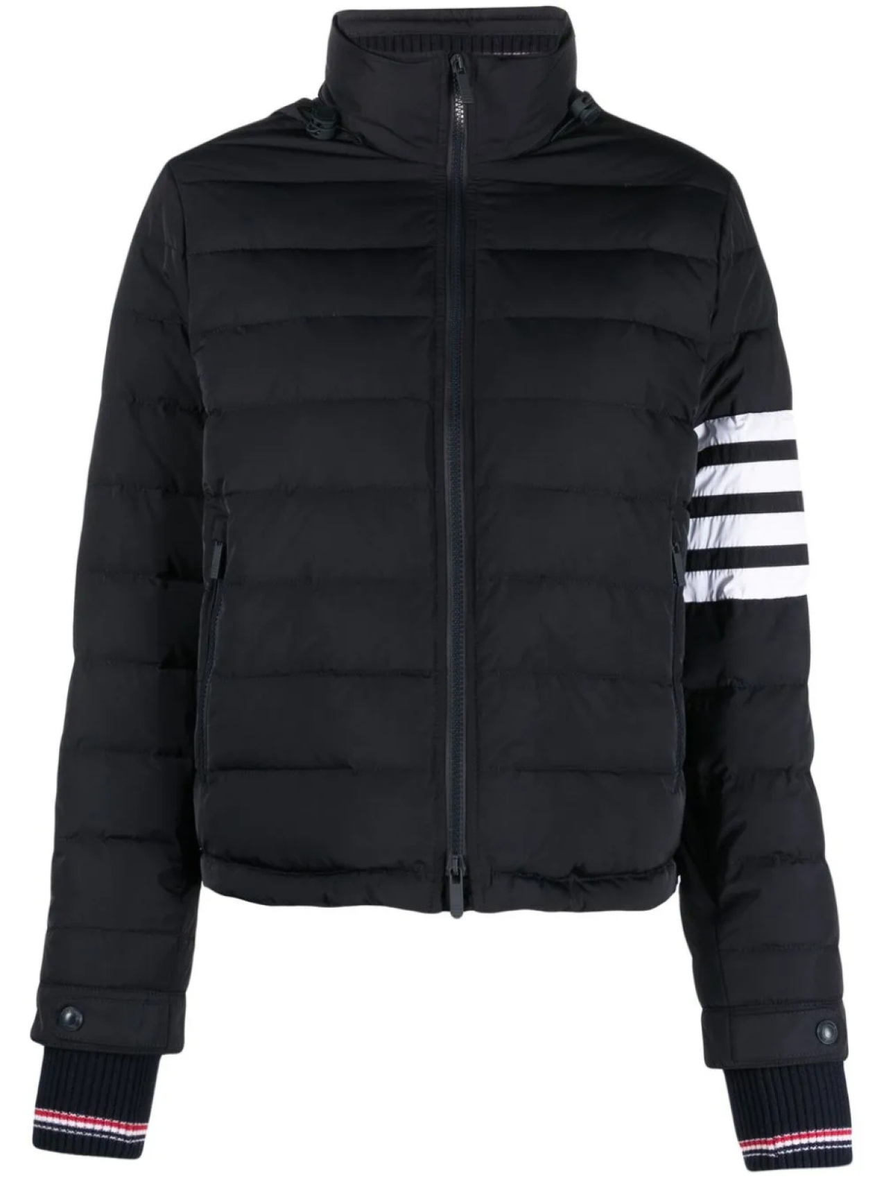 Thom Browne лыжная куртка с воротником-воронкой и полосками 4-Bar, синий
Thom Browne лыжная куртка с воротником-воронкой и полосками 4-Bar, синий