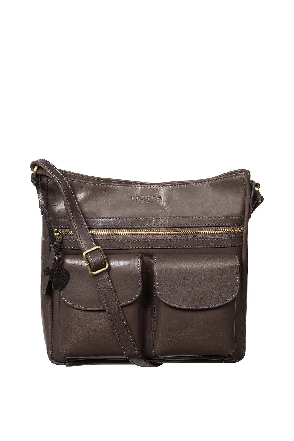Кожаная сумка через плечо 'Bon' Conkca London, серый
Кожаная сумка через плечо 'Bon' Conkca London, серый