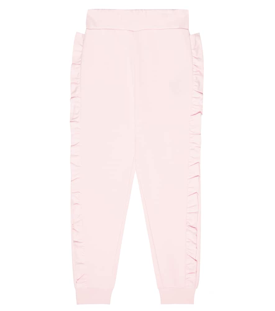 Хлопковые спортивные штаны с рюшами Balmain Kids, 540-Rosa Chiaro
Хлопковые спортивные штаны с рюшами Balmain Kids, 540-Rosa Chiaro