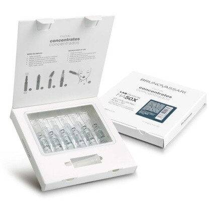 Ha50x Hyaluronic Acid Hydra-Nourishing Ampoules Лечебная сыворотка для лица - 6 штук по 2 миллилитра каждая Bruno Vassari
Ha50x Hyaluronic Acid Hydra-Nourishing Ampoules Лечебная сыворотка для лица - 6 штук по 2 миллилитра каждая Bruno Vassari