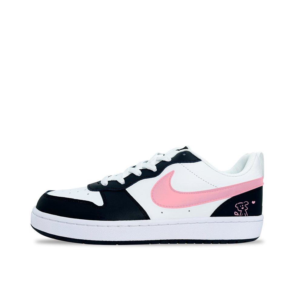 Nike Court Borough Heart Bear Pink нескользящие устойчивые к истиранию низкие детские скейтбординг кроссовки White
Nike Court Borough Heart Bear Pink нескользящие устойчивые к истиранию низкие детские скейтбординг кроссовки White