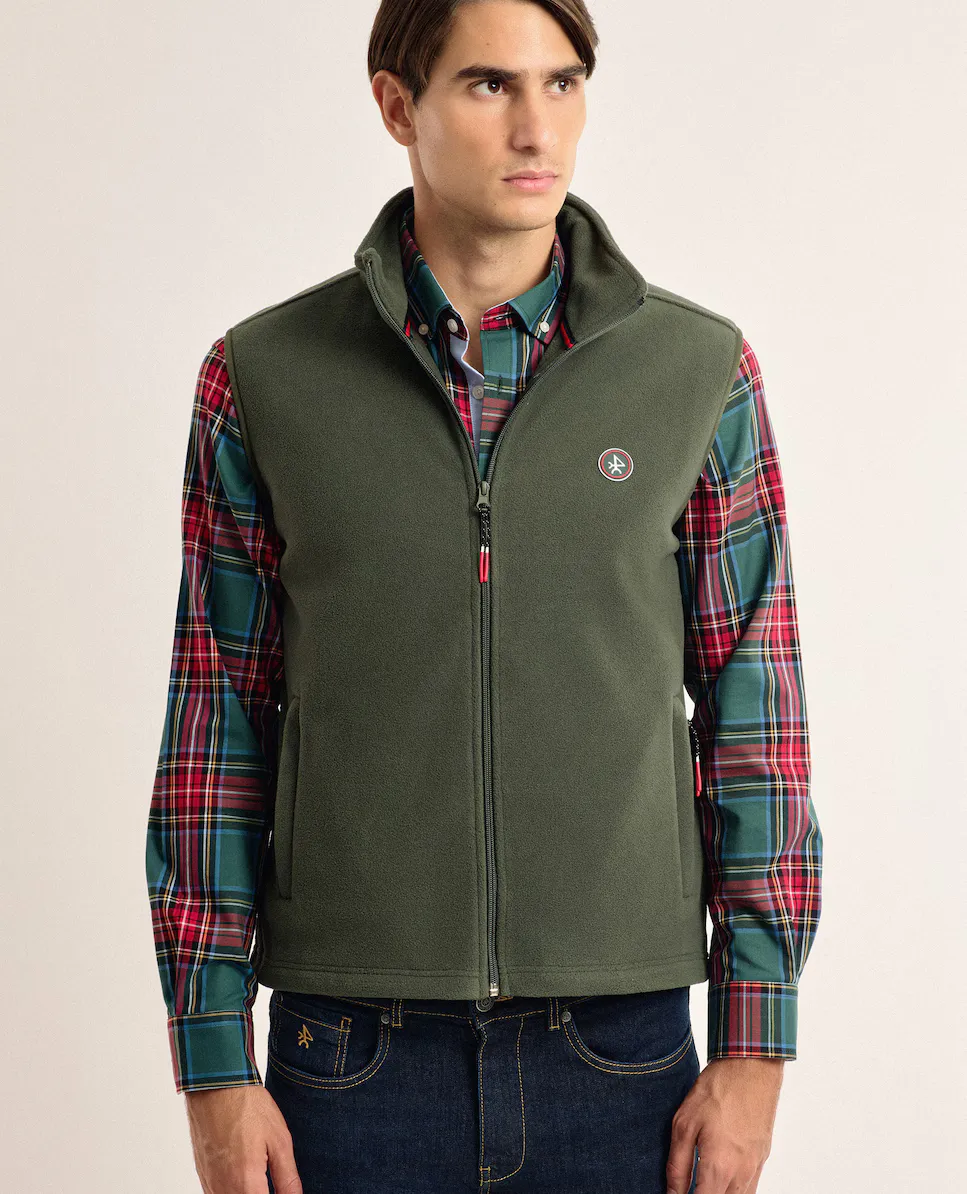 Мужской флисовый жилет цвета хаки Valecuatro, цвет Kaki
Мужской флисовый жилет цвета хаки Valecuatro, цвет Kaki