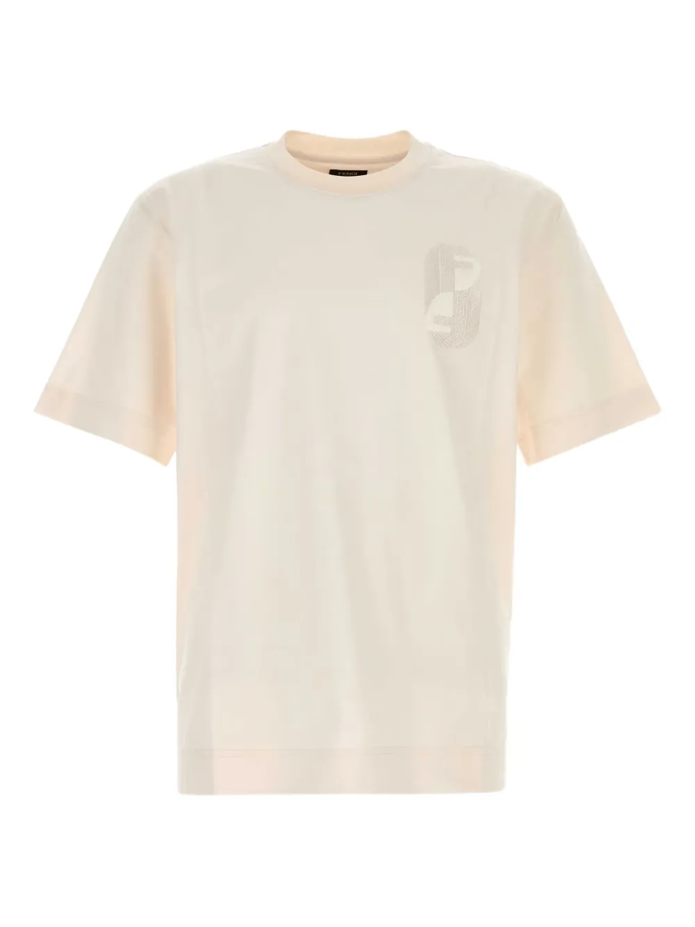 Футболка с вышитым логотипом Fendi, нейтральный
Футболка с вышитым логотипом Fendi, нейтральный