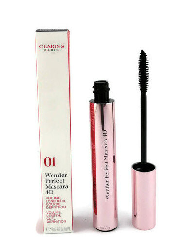 Утолщающая и удлиняющая тушь для ресниц 01 Черная, 8 мл Clarins, Eye Make-Up Wonder Perfect 4D
Утолщающая и удлиняющая тушь для ресниц 01 Черная, 8 мл Clarins, Eye Make-Up Wonder Perfect 4D