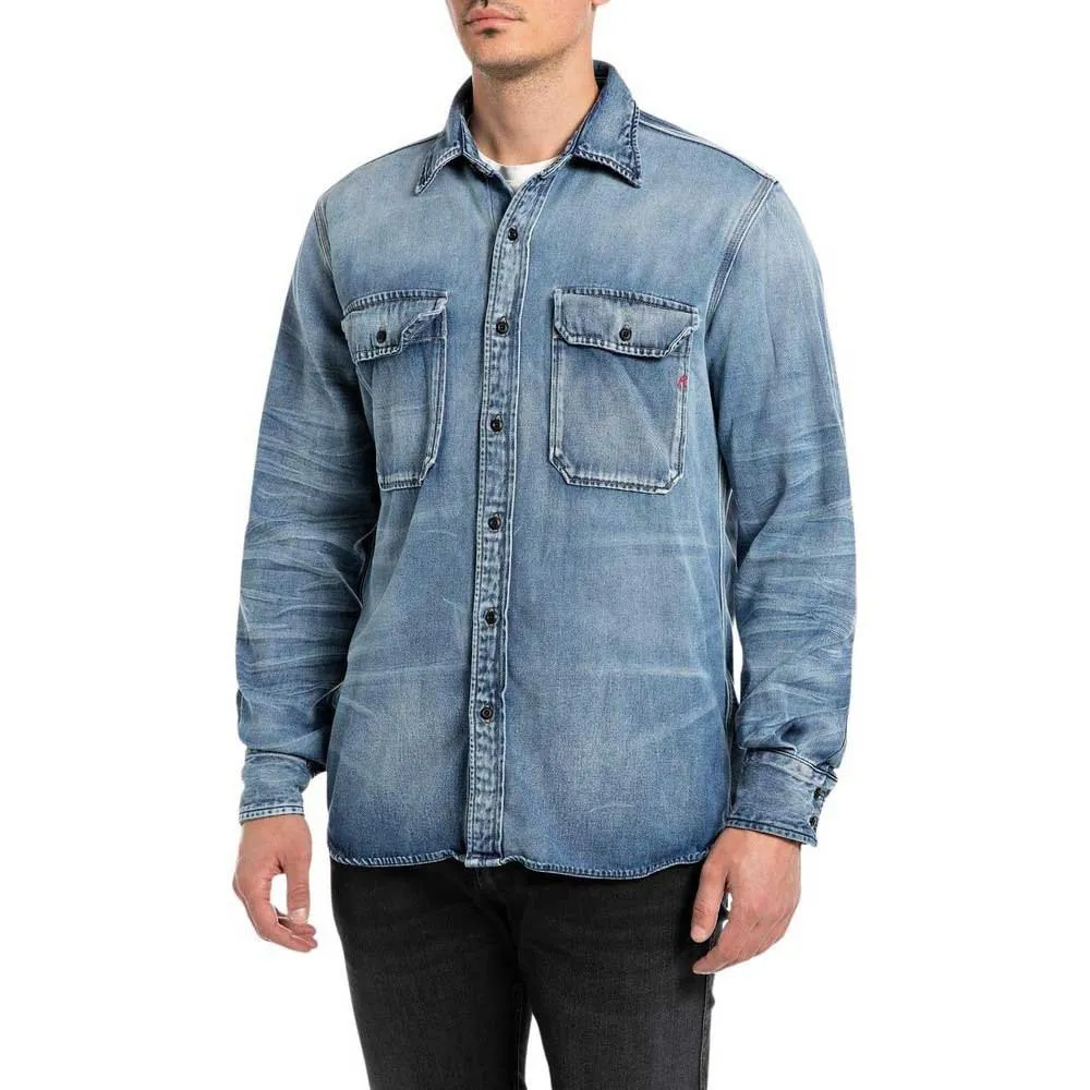 Рубашка Replay M4074 .000.624 72A, синий
Рубашка Replay M4074 .000.624 72A, синий