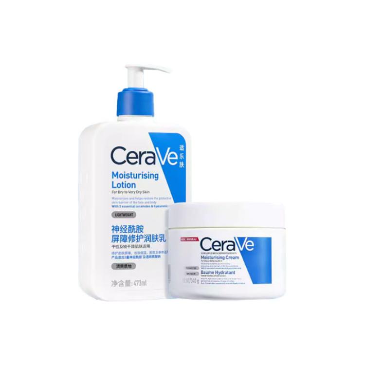 CeraVe Увлажняющий крем набор для ухода за кожей увлажняющий, питающий и восстанавливающий C Milk 236ml + C Cream 85g
CeraVe Увлажняющий крем набор для ухода за кожей увлажняющий, питающий и восстанавливающий C Milk 236ml + C Cream 85g