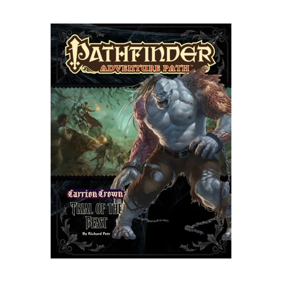 #44 "Carrion Crown #2 - Trial of the Beast", Pathfinder Roleplaying Game (1st Edition) - Adventure Path #031 - #060, мягкая обложка
#44 "Carrion Crown #2 - Trial of the Beast", Pathfinder Roleplaying Game (1st Edition) - Adventure Path #031 - #060, мягкая обложка