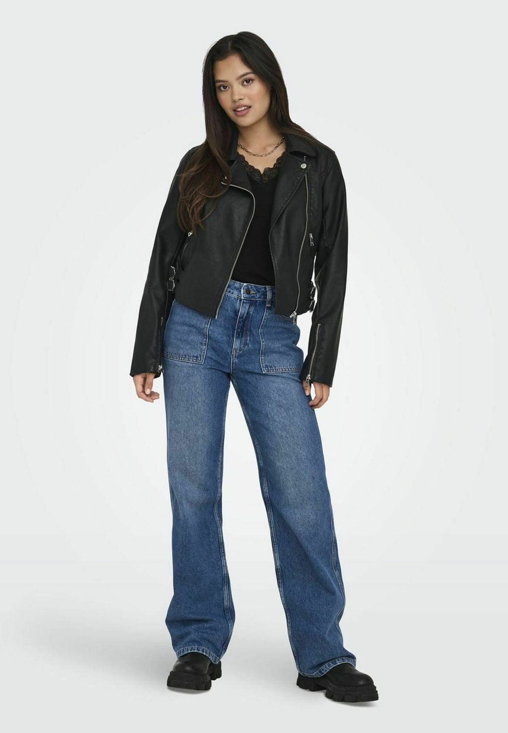 Куртка из искусственной кожи ONLY, черный
Куртка из искусственной кожи ONLY, черный