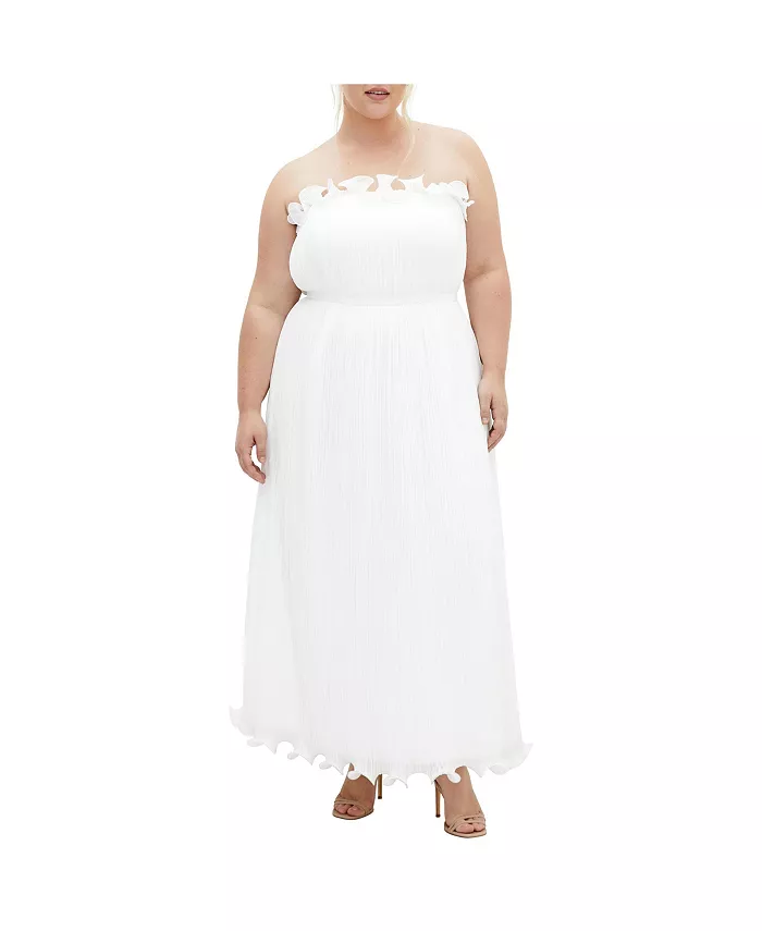 Платье макси больших размеров CITY CHIC, слоновая кость/кремовый
Платье макси больших размеров CITY CHIC, слоновая кость/кремовый