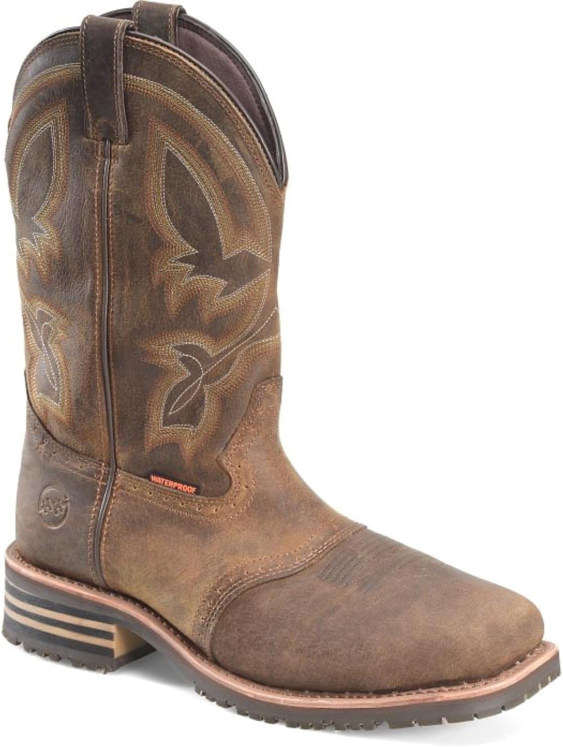 Рабочие водонепроницаемые ботинки DOUBLE-H Jeyden 28 см для мужчин с композитным носком - широкий квадратный носок, масло- и противоскользящая подошва ICE, класс защиты EH, коричневый
Рабочие водонепроницаемые ботинки DOUBLE-H Jeyden 28 см для мужчин с композитным носком - широкий квадратный носок, масло- и противоскользящая подошва ICE, класс защиты EH, коричневый