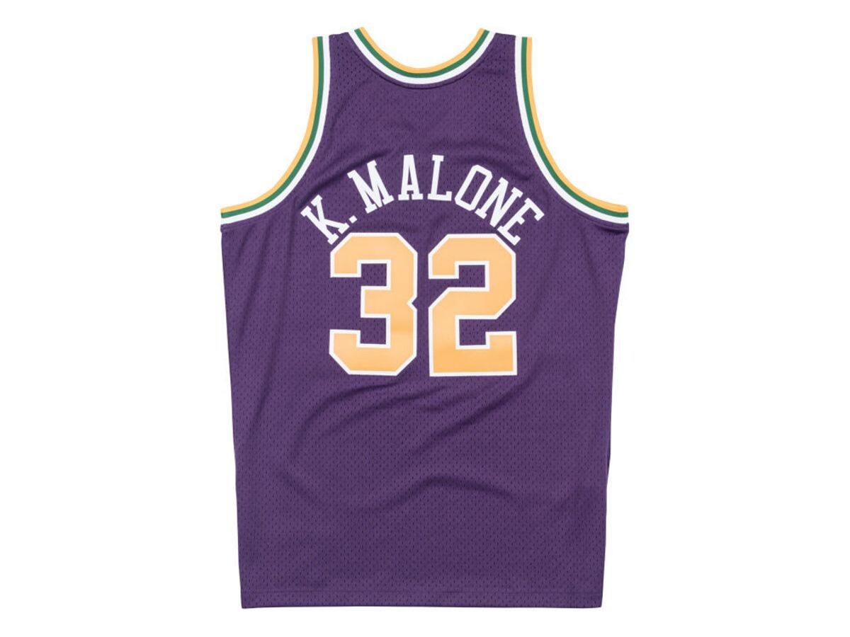 Мужская классическая майка Swingman из твердой древесины Utah Jazz - Karl Malone Mitchell & Ness
Мужская классическая майка Swingman из твердой древесины Utah Jazz - Karl Malone Mitchell & Ness