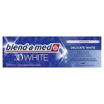 Зубная паста blend-a-med 3D White Деликатная белая 75 мл
Зубная паста blend-a-med 3D White Деликатная белая 75 мл